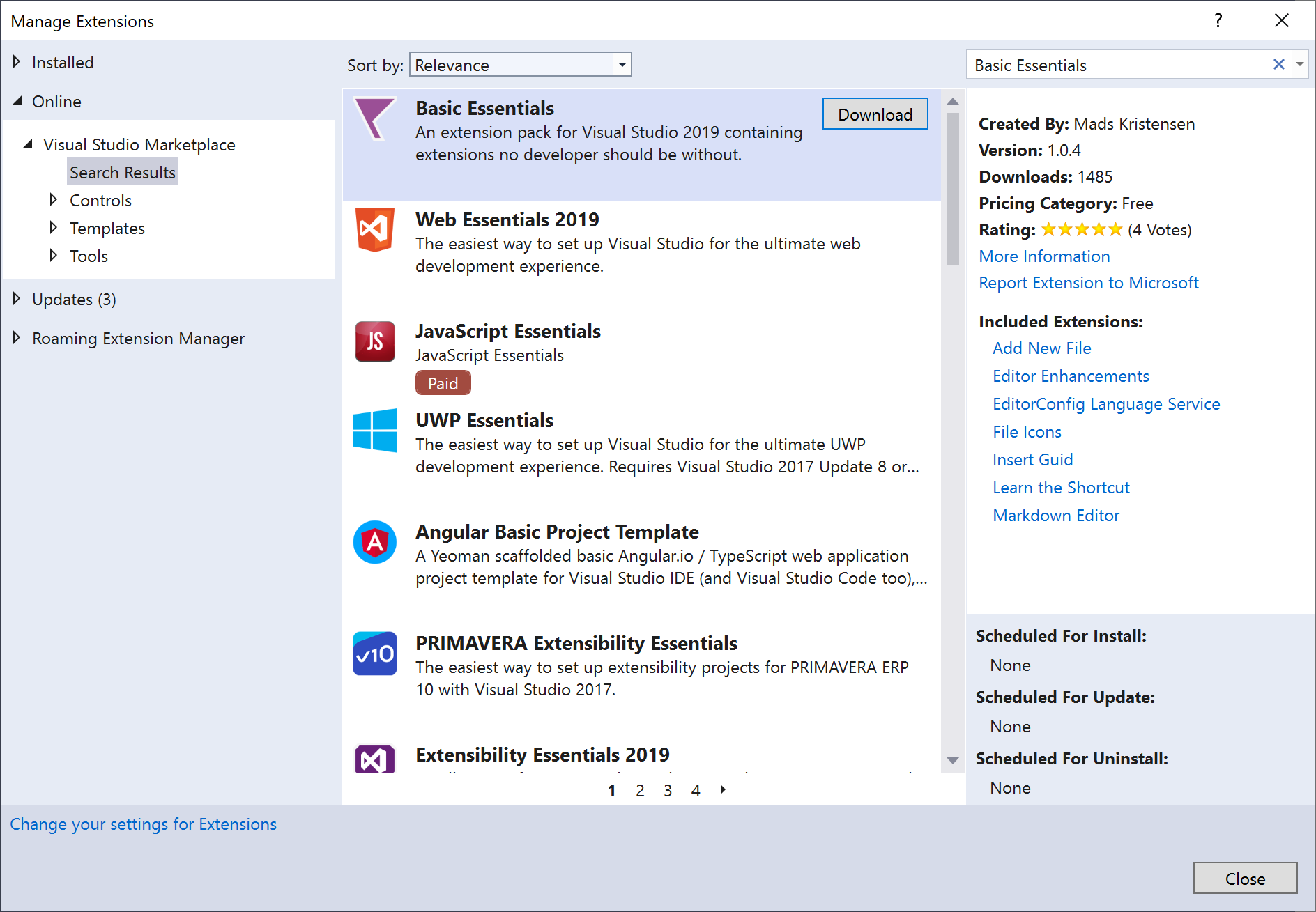 Basic Essentials Extension Pack for Visual Studio | Jason N. Gaylord