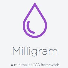 Getting Started with Milligram, a Minimalist CSS Framework