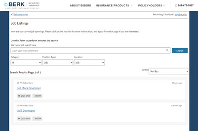 biBerk IT Job Openings