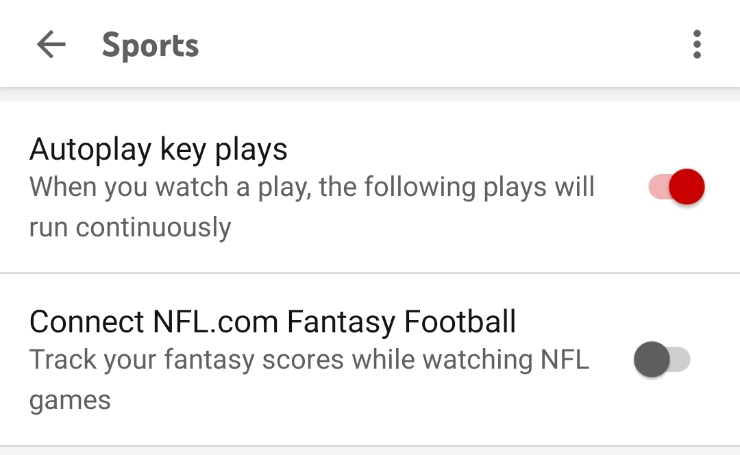 TV adds NFL RedZone and NFL.com Fantasy Football Alerts