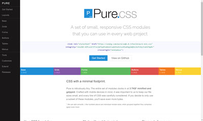 Pure CSS Framework