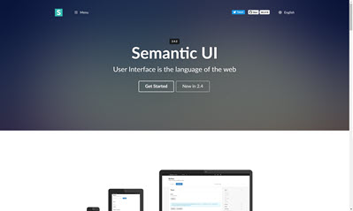 Semantic UI Framework