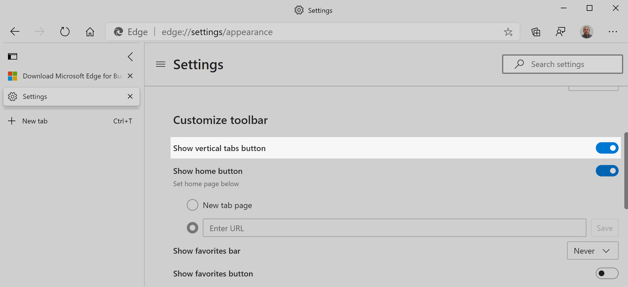 How To Show Or Hide The Vertical Tabs Button In The Microsoft Edge - Vrogue