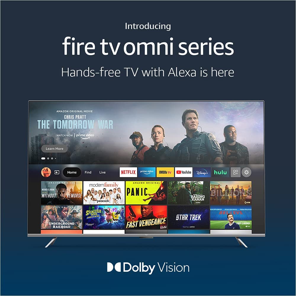 Fire TV 43 Omni Series 4K UHD Smart TV, Hands-Free with Alexa